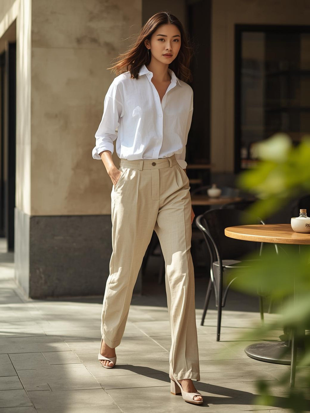 Frowsca woman  premium linen shirt