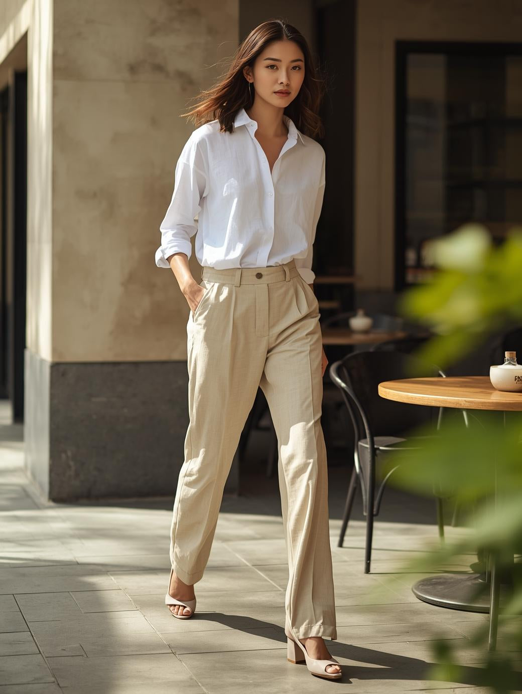 Frowsca woman  premium linen shirt