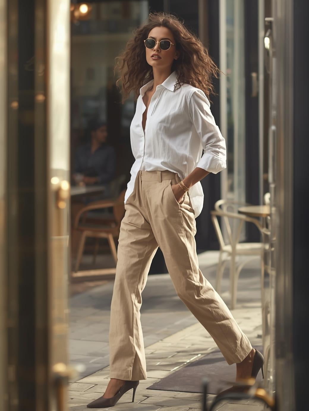 Frowsca woman  premium linen shirt