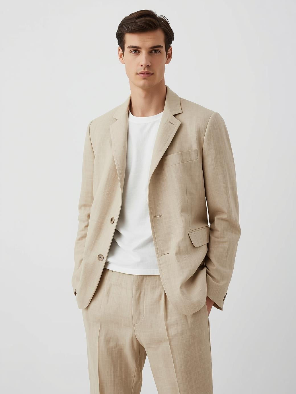 FROWSCA Pure Linen Precinct Blazer