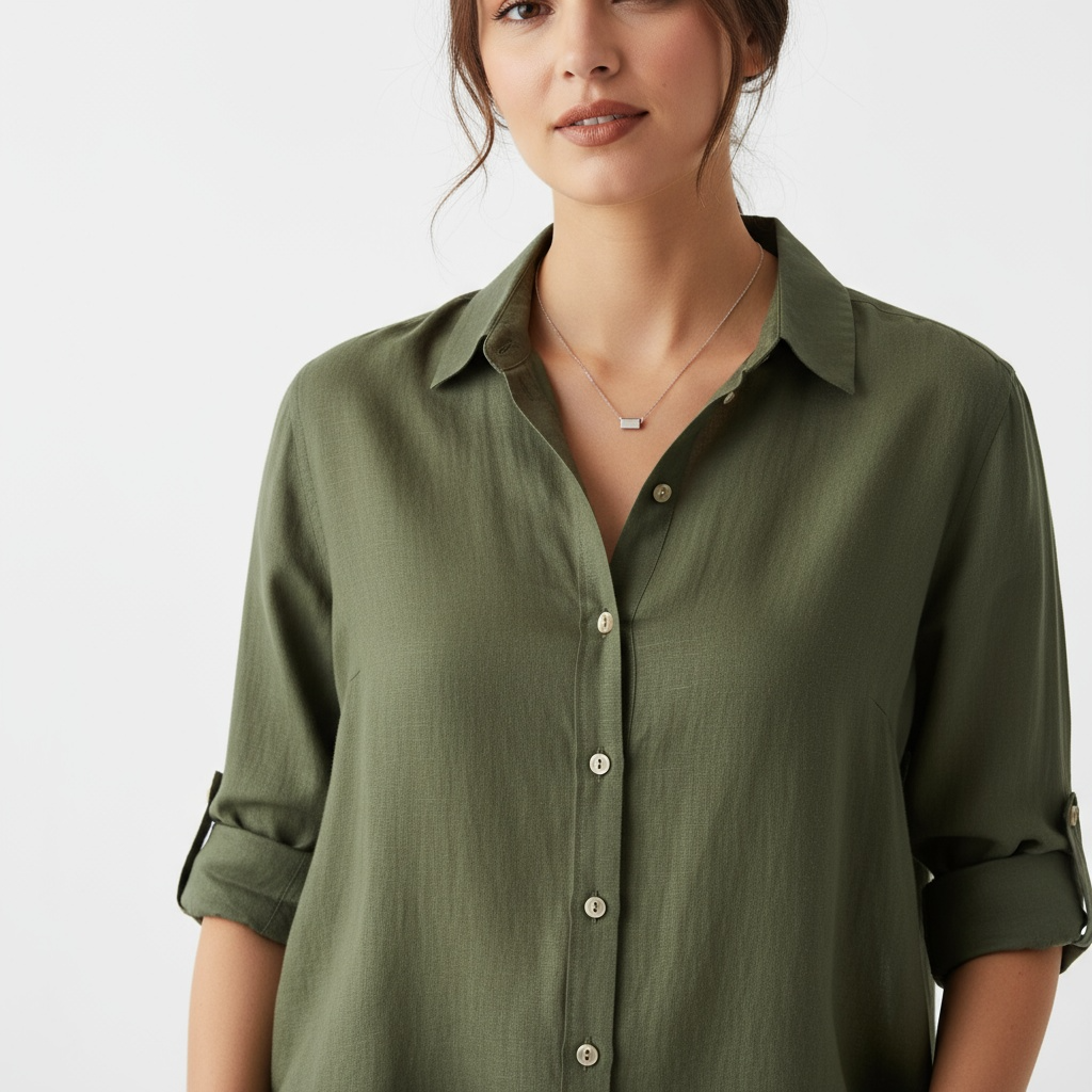 Frowsca woman  premium linen shirt