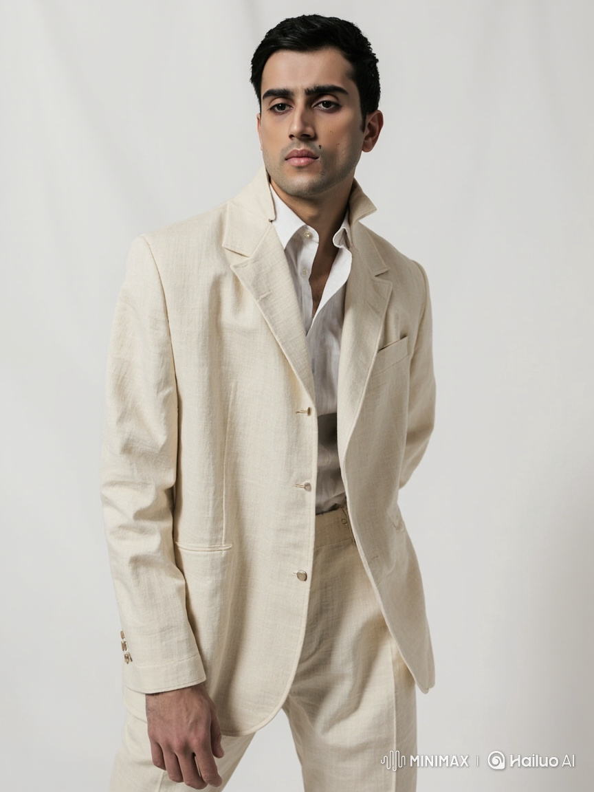 FROWSCA Pure Linen Precinct Blazer