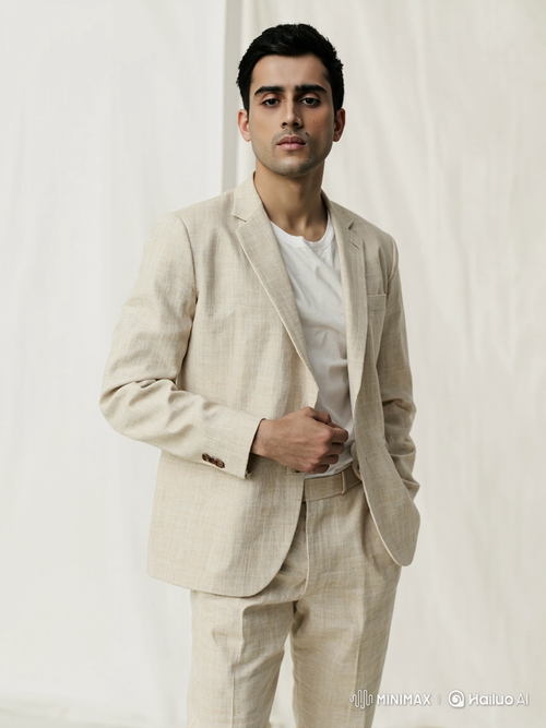 FROWSCA Pure Linen Precinct Blazer